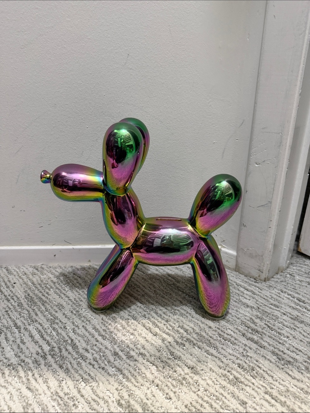 Balloon Dog ceramic sculpture piggy bank